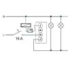 2W-100W, TRIAC Nástěnný otočný stmívač 2W-100W, TRIAC, 230V, pro běžné/halogenové žárovky LED zdroje, pro trafa L, nebo LC, do KU68, 2 vodič. připojení náhled 5