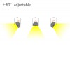 LLT ADJUST VÝPRODEJ Lineární svítidlo, těleso hliník, povrch černá, nast sklon svíc +-60°, LED 36W, teplá 3000K, 4680lm, vyzař. úh 60/90°, Ra80, UGR<19, 230V, IP20, 370x86x60mm, 3F adapt kompat NORDIC ALUMINIUM, náhled 5