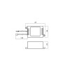 SMART ovladač TUYA Ovladač pro RGBW LED pásky, TUYA WiFi, vstup 5-24V, 4x1,5A, 72W/12V, 144W/24V, rozměry 63x22x36mm, vč. dálkového ovladače, dosah 8-10m. náhled 2