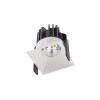 XDOMINO Stropní, podhledové, bodové, komínkové svítidlo, materiál hliník, povrch zlatá, krycí sklo čiré, LED 9W, teplá 3000K, 500mA, vyzař. úhel 36°, IP20, Ra90, tř.3, 56x56x68mm, trafo samostatně náhled 3