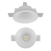 XGESS MINI Stropní, podhledové, bezrámečkové, bodové svítidlo, materiál sádra, povrch bílá, pro žárovku 1x35W, GU10, ES50, 230V, IP20, tř.1, rozměry d=130mm, h=105mm náhled 1