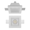 XGESS MINI Stropní, podhledové, bezrámečkové, bodové svítidlo, materiál sádra, povrch bílá, pro žárovku 1x35W, GU10, ES50, 230V, IP20, tř.1, rozměry 120x120x120mm náhled 1