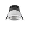 XPINT Podhledové svítidlo, materiál hliník, povrch bílá, LED 10W, 1350lm, teplá 3000K, Ra90, ASYMETRICKÉ WALLWASHER, 230V, IP40, tř.2, rozměry d=83mm, h=75mm náhled 1