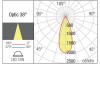 XSAL Venkovní podhledové bodové svítidlo, těleso kov, povrch bílá, LED 12W, 1486lm, neutrální 4000K, vyzař. úhel 38°, Ra80, 230V, IP65, tř.2, rozměry d=85mm, h=65mm. náhled 3