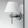 ROMA Nástěnné svítidlo, dvě základové tyče, materiál kov, povrch chrom lesk, stínítko sklo opál, pro žárovku 40W, G9, 230V, do koupelny IP44, tř.2, rozměry 190x150x153mm náhled 2