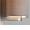 NAPOLI Nástěnné svítidlo, základna kov, povrch nikl mat, pro žárovku 60W, E27, 230V, IP20, tř.1, rozměry 285x170x160mm, STÍNÍTKO SAMOSTATNĚ náhled 4