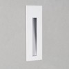 BORGO 55 Vestavné svítidlo do stěny, těleso kov, povrch bílá, kapsa bílá, LED 2W, 38lm, teplá 3000K, Ra80, 700mA, IP20, tř.3, 170x55x44mm, BEZ trafa, svítí dolů náhled 1