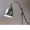 JOEL Stolní lampa, nastavitelný kryt, základna kov, povrch chrom lesk, kryt kov vnější černá, vnitřní bílá, pro žár 42W, E27, 230V, IP20, tř.2, rozměry 550x470mm, vypínač na kabelu náhled 8
