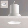 TRIMLESS BODOVÉ KRUH Stropní, podhledové svítidlo, výklopné +-20°, materiál kov, povrch bílá, LED 7,4W, teplá 2700K, 528lm, Ra80, 230V, IP20, tř.3, rozměry d=72mm, h=74mm, BEZ trafa, vč.sv.zdr náhled 4
