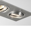 TARO BODOVÉ Stropní, podhledové svítidlo, výklopné +-20°, materiál hliník, povrch bílá, pro žárovku 2x50W, GU10, 230V, IP20, tř.1, rozměry 210x100x143mm náhled 5
