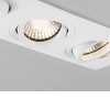 TARO BODOVÉ Stropní, podhledové svítidlo, výklopné +-20°, materiál hliník, povrch bílá, pro žárovku 2x50W, GU10, 230V, IP20, tř.1, rozměry 210x100x143mm náhled 7