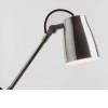 ATELIER GRANDE Nástěnná lampa,jedno rameno, těleso hliník, povrch černá, detaily hliník, pro žárovku 1x28W, E27 A60, A60, 230V, IP20, tř.2, rozměry 430x440mm, vč. vypínače náhled 4