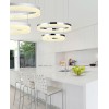 ZOLA 80/60 Závěsné svítidlo, těleso kov, povrch bílá, difuzor akryl, LED 24W+32W, teplá 3000K, 5600lm/cca 280W žár., 230V, IP20, tř.1, d=600mm/800mm, závěs l=1400mm, lze zkrátit náhled 5