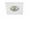 IKA Vestavné svítidlo bodové, čtvercové, těleso kov, povrch bílá, pro žárovku 1x50W, GU10, 230V, IP65, rozměry 84x84x30mm. náhled 1