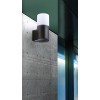 NILS Nástěnné venkovní svítidlo, těleso kov, povrch černá, difuzor plast opál, pro žárovku 1x40W, E27, 230V, IP44, rozměry 85x220x115mm. náhled 3