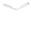 SAGA-ALFA Rohové horizontální svítidlo do magnetického systému, těleso kov, povrch černá, dif plast opál, LED 24W, 1300lm, neutrální 4000K, vyzař. úhel 120°, 48V, IP20, rozměry 316x316x25mm. náhled 2