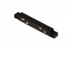 ALFA 48V Vkládací, spojovací konektor pro napájení magnetického systému osvětlení, materiál kov, černý, 48V, IP20,  rozměry 142x17x19mm. náhled 1