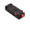 BETA, 230V Vkládací, spojovací konektor pro napájení magnetického systému osvětlení, materiál plast, černý, 230V, IP20,  rozměry 70x21x25mm. náhled 1