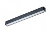 SAGA-GAMMA Svítidlo do magnetického systému, těleso kov, povrch černá, dif plast opál, LED 20W, 1200lm, neutrální 4000K, vyzař. úhel 120°, 48V, IP20, rozměry 608x27x25mm. náhled 1