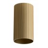 LUCAS TUBE RIBBED Krycí váleček, materiál kov, povrch mosaz zlatá, drážkovaný d=55mm, l=100mm náhled 1