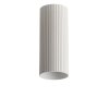 LUCAS TUBE RIBBED Krycí váleček, materiál kov, povrch bílá, drážkovaný d=55mm, l=300mm náhled 1