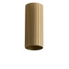 LUCAS TUBE RIBBED Krycí váleček, materiál kov, povrch mosaz zlatá, drážkovaný d=55mm, l=300mm náhled 1