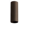 LUCAS TUBE RIBBED Krycí váleček, materiál kov, povrch hnědá kávová, drážkovaný d=55mm, l=400mm náhled 1
