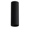 LUCAS TUBE RIBBED Krycí váleček, materiál kov, povrch černý, drážkovaný d=55mm, l=500mm náhled 1