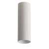 LUCAS TUBE RIBBED Krycí váleček, materiál kov, povrch bílá, drážkovaný d=55mm, l=500mm náhled 1