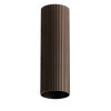 LUCAS TUBE RIBBED Krycí váleček, materiál kov, povrch hnědá kávová, drážkovaný d=55mm, l=500mm náhled 1