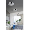 COLETTE 31 Stropní svítidlo, těleso kov, povrch chrom, difuzor sklo opál, pro žárovku 2x40W,E27, 230V, IP44, rozměry: d=310mm, h=120mm náhled 3