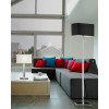 MARTENS TABLE Stolní lampa, základna kov, povrch chrom, stínítko barva bílá, pro žárovku 1x60W, E27, 230V, IP20, rozměry: d=320mm, h=1160mm, l=180mm, vč. stojanu l=500mm náhled 5