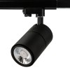 CLIMB TRACK LED 10W VÝPRODEJ Bodové svítidlo, těleso hliník, povrch bílá, LED 10W, 1000lm, vyzař 36°, teplá 3000K, Ra80+, 230V, IP20, d=70mm, l=130mm, 3F adaptér Nordic Aluminium náhled 1