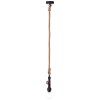 TORCHLAMP 1X60W E27 Závěsné svítidlo, těleso kov, povrch černá, imitace armatury, červené detaily, pro žárovku 1x60W, E27, 230V, IP20, tř.2, rozměry d=105mm, vč. lanového závěsu l=1100mm náhled 2