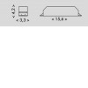LED nouzový modul Invertor - Modul nouzového osvětlení, SE - pouze nouzové svícení, záloha min 1h, pro LED svítidla 3-56W, 230V, IP20, rozměry 156x43x33mm. náhled 2