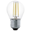 LED 4W 350LM E27 G45 teplá VÝPRODEJ Světelný zdroj žárovka, globe, zákl kov, krycí sklo čiré, LED 4W, E27, G45, teplá 2700K, 350lm, Ra80, 230V, vyzařovací úhel 200°, stř život 15.000h, 15.000x zap/vyp, d=45mm h=73mm náhled 1