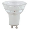LED 5,2W 345LM GU10 stmívatelná VÝPRODEJ Světelný zdroj žárovka bodová, plast, bílá, LED 5,2W, GU10 ES50, teplá 3000K, 345lm, stmívatelná TRIAC stmívači, Ra80, 230V, vyzařovací úhel 200°, stř život 25.000h, 15.000x zap/vyp, d=50m náhled 1