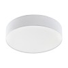 ROMAO 1 VÝPRODEJ Stropní svítidlo, základna kov, bílá, stínítko textil bílá, LED 40W, 4000lm, dálkovým ovl (včetně) stmívatelné, CCT nast teplota teplá 3000K - denní 6000K, 230V, IP20, rozměry d=570mm, h=1 náhled 1