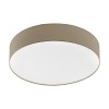 ROMAO 1 VÝPRODEJ Stropní svítidlo, základna kov, bílá, stínítko textil bílá, LED 40W, 4000lm, dálkovým ovl (včetně) stmívatelné, CCT nast teplota teplá 3000K - denní 6000K, 230V, IP20, rozměry d=570mm, h=1 náhled 2