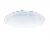 FRANIA-A VÝPRODEJ Stropní svítidlo, zákl kov, bílá, difuzor plast opál, třpytivý efekt, LED 24W,1800lm, dálk ovladač CCT nast teplota teplá/neutrální/denní, stmívatelné Ra80, 230V, IP20, d=400, h=55mm náhled 1