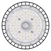 MASTER LED 150W, 90°, IP65 Závěsné průmyslové svítidlo, hliník, povrch černá, difuzor plast opál, LED 150W, neutrální 4000K, 27000lm, Ra80, stmív DALI, 0-10V, vyzař. úhel 90°, IK08, 230V, IP65, rozměry d=300mm, h=173mm náhled 2