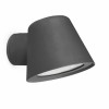 APT nástěnná Nástěnné svítidlo, exteriérové, venkovní, těleso hliník, povrch šedočerná, difuzor opál mat, pro žárovku 1x35W, GU10 ES50, 230V, IP44, 115x150x90mm, svítí dolů náhled 2