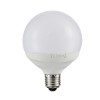 LED VÝPRODEJ Světelný zdroj LED, základna kov, povrch stříbrná, čočka plast opál, LED 13W, E27, G95, 1200lm, teplá 3000K, 230V, životnost 25.000h, rozměry d=95mm, h=139mm náhled 1