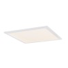 ROSI VÝPRODEJ Stropní, přisazené svítidlo, těleso hliník, bílá, difuzor plast opál, LED 30W, 2400lm, dálk ovladačem (včetně) CCT nastav teplota teplá 3000K - denní 6000K, Ra80, 230V, IP20, rozm náhled 1
