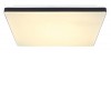 ULLY VÝPRODEJ Stropní svítidlo, černá, difuzor plast opál, LED 24W, 1300lm, dálk ovl, nebo smart telefon Tuya, WiFi, stmív, nast teplota CCT teplá 2700K - denní 6000K, 230V, IP20, 485x485x60mm náhled 3