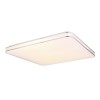 LASSY 48W TUYA-W, CCT Stropní svítidlo, difuzor plast opál, dekor chrom, LED 48W, 4400lm, dálk ovl. (včetně), nebo telefon TUYA WiFi, stmívatelné, CCT nast teplota3000K-6400K , Ra80, 230V, IP20, 495x495x80mm. náhled 1