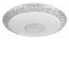 EDDIE Stropní svítidlo, těleso kov povrch bílá, difuzor plast opál, čirý a s efektem křišťálů, LED 40W, 4250lm, Tuya CCT nastav. teplota teplá 3000K - denní 6000K, stmív, rozměry d=500mm, h=100mm. náhled 2