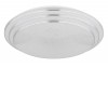 ALEY Stropní svítidlo, těleso kov, bílá, dekor chrom, difuzor plast opál se třpyt. efekt, LED 18W, 1860lm, pomocí dálk ovl lze stmívat, CCT nastav teplota teplá 3000K-denní 6500K., d=400mm, h=95mm náhled 2