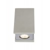 TIMO VÝPRODEJ Stropní, přisazené, bodové, svítidlo, těleso beton, povrch šedostříbrná, chromové detaily, pro žárovku 1x25W, GU10, ES50, 230V, IP20, tř.1, rozměry 100x100x14 náhled 2