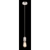 OLIVER 1X60W E27 VÝPRODEJ Závěsný kabel s objímkou, těleso kov, povrch nikl mat, pro žárovku 1x60W E27, 230V, IP20, tř.2, rozměry d=100mm, vč. závěsného kabelu s textilním úpletem l=1500mm, lze zkrátit náhled 3